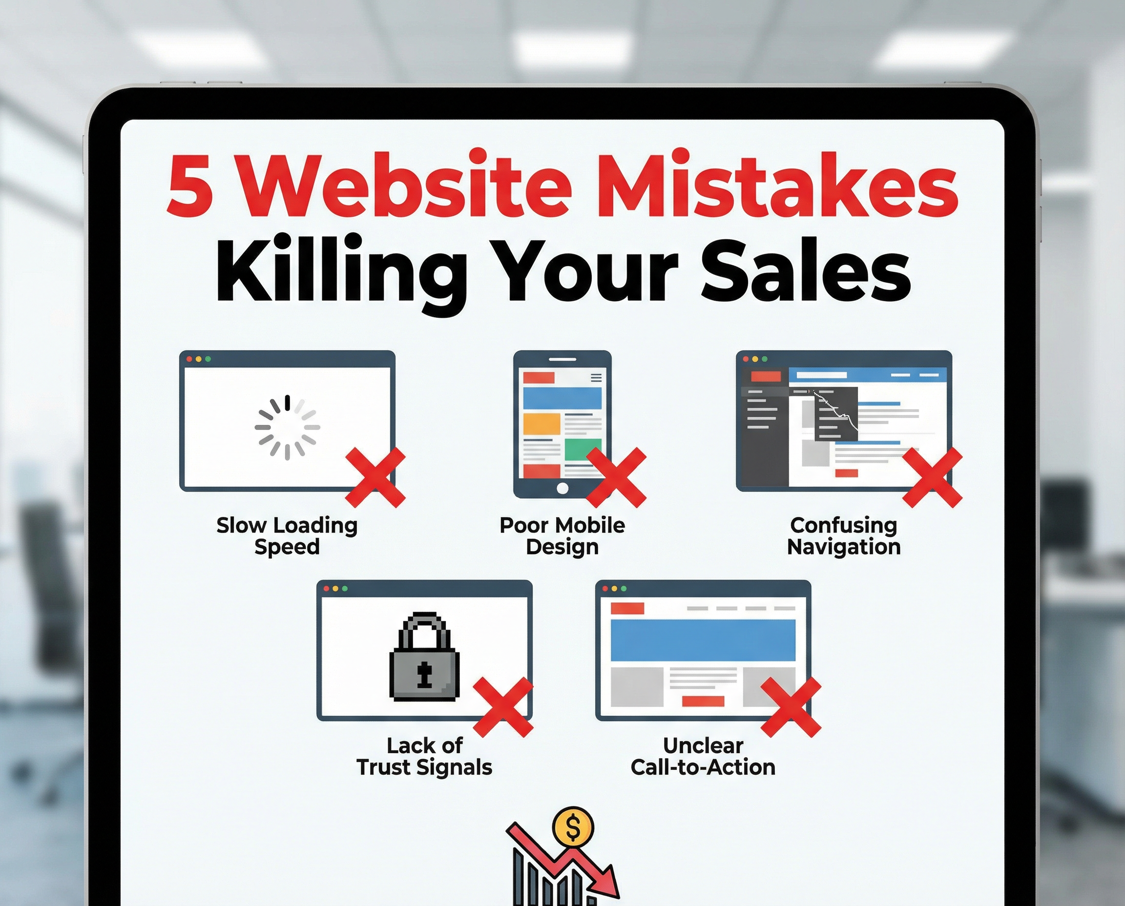 Five Common Website Mistakes That Are Hurting Your Sales (And How to Fix Them)