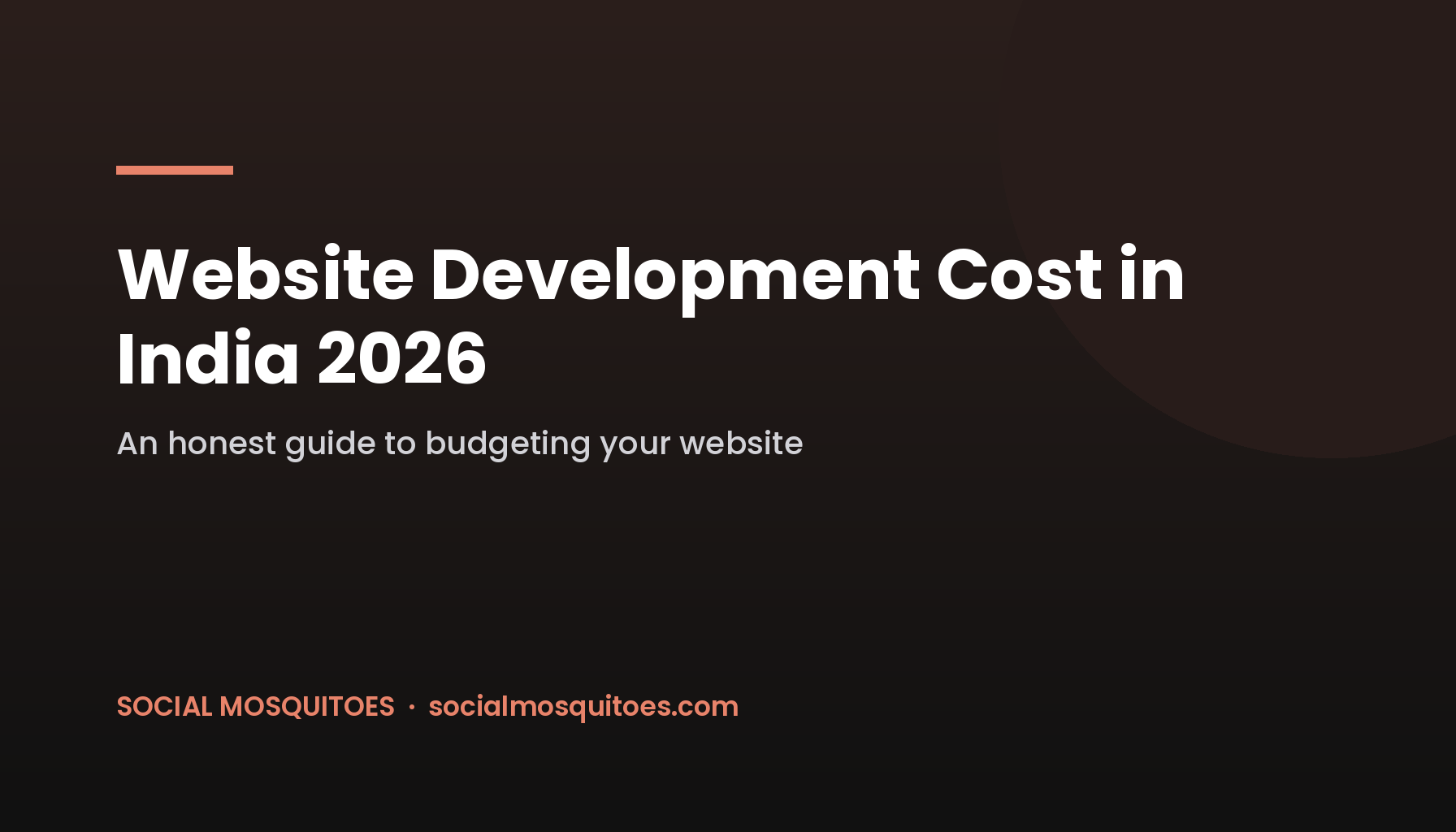 Website Development Cost in India 2026: Honest Guide