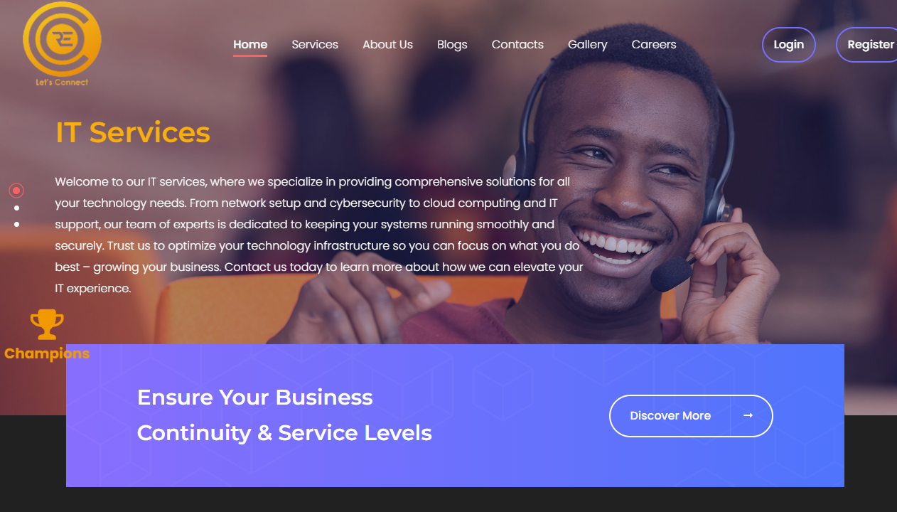 CoreOut Sourcing website screenshot