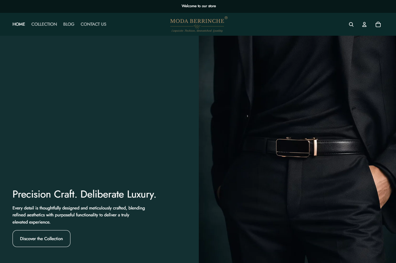 Modab website screenshot