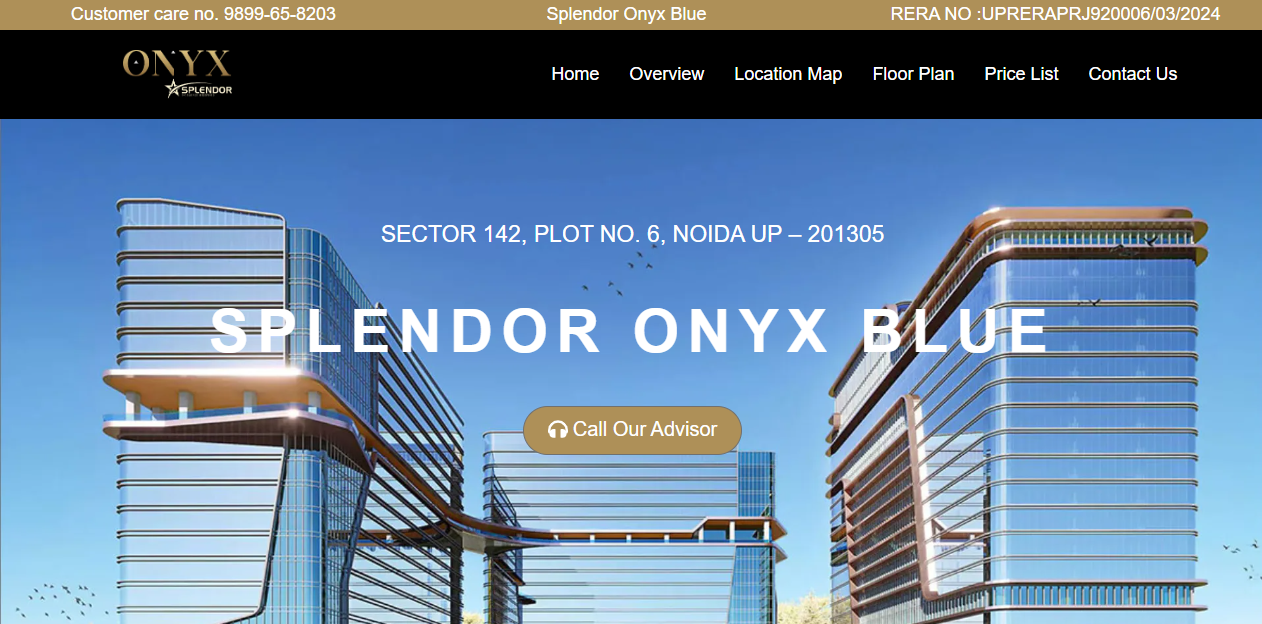Splendor Group website screenshot