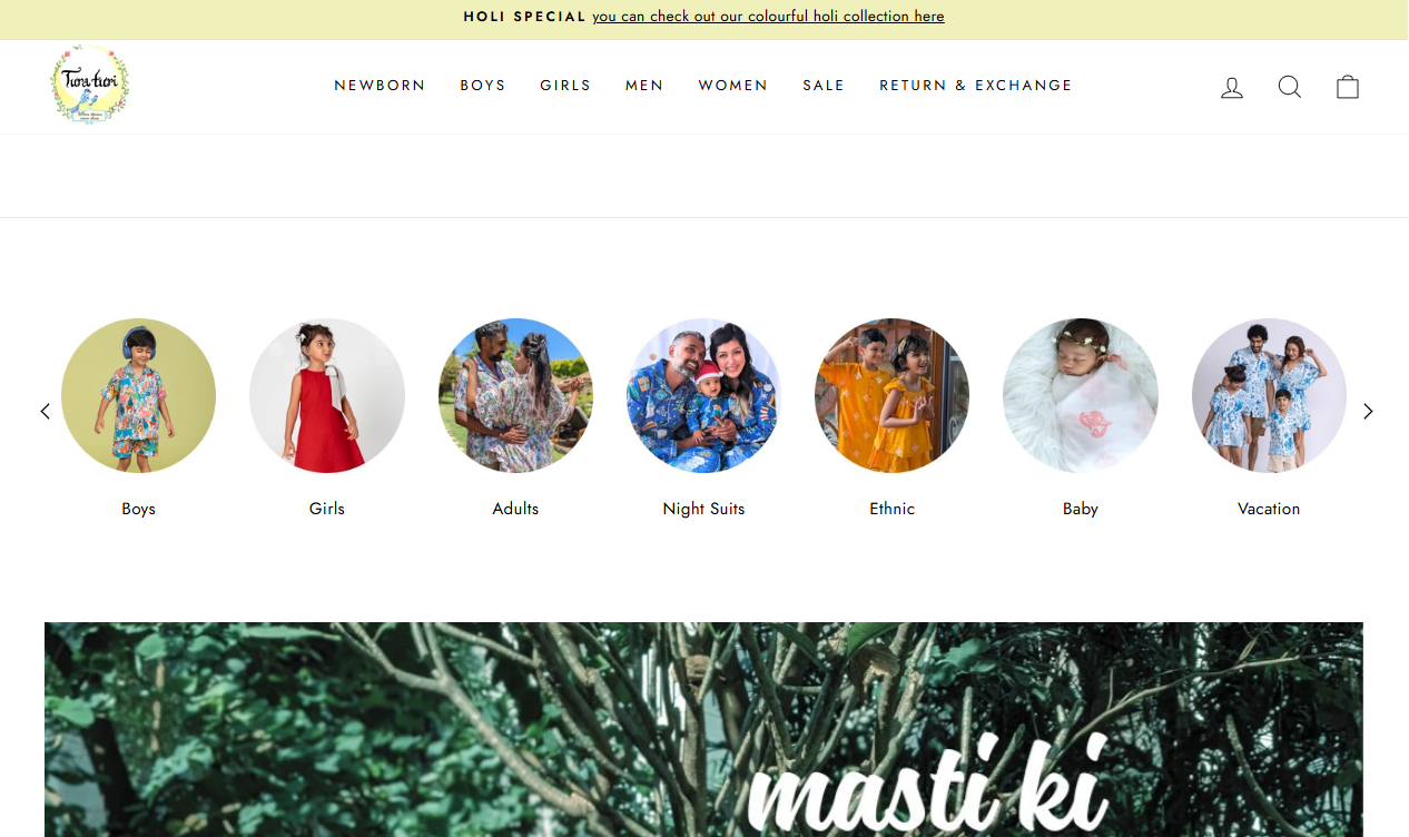 Tura Turi website screenshot